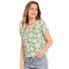 Batwing Sleeve V-Neck Top