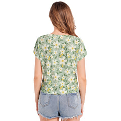 Batwing Sleeve V-Neck Top