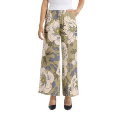 Elastic Waist Wide Leg Pant