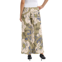 Elastic Waist Wide Leg Pant