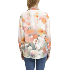 Long Sleeve Button Up Casual Shirt Top