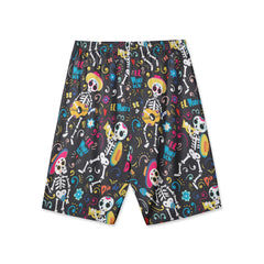 Men's All-Over-Print Hawaiian Swim Shorts