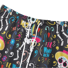 Men's All-Over-Print Hawaiian Swim Shorts