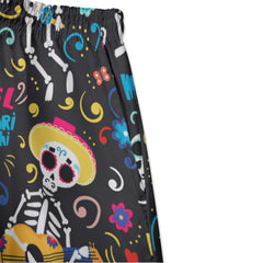 Men's All-Over-Print Hawaiian Swim Shorts