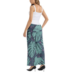 Elastic Waist Wide Leg Pant