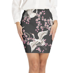 Elastic Waist Bodycon Skirt