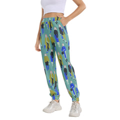 Elastic Waist Tapered Sweatpant