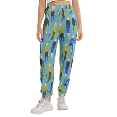 Elastic Waist Tapered Sweatpant