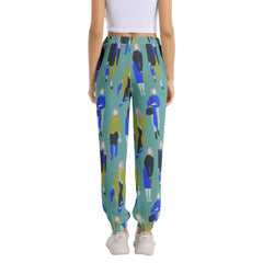 Elastic Waist Tapered Sweatpant