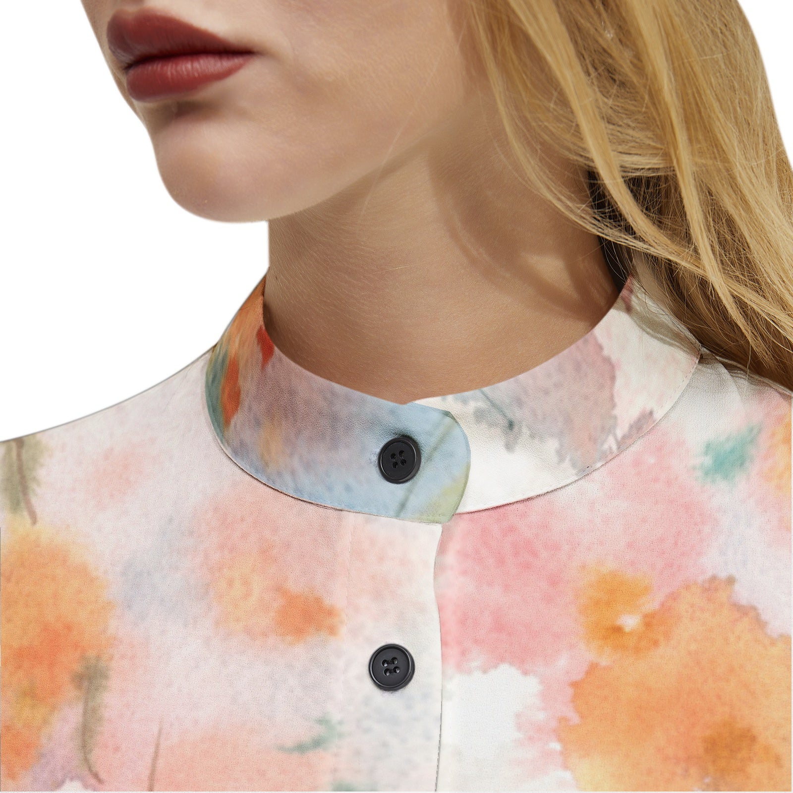 Long Sleeve Button Up Casual Shirt Top